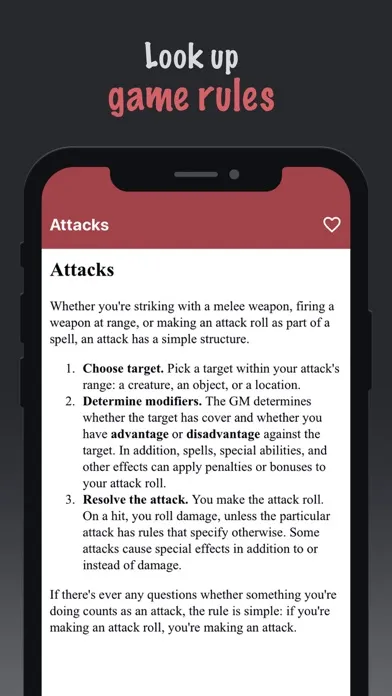 DnD 5e Rulebook سکرین شاٹس