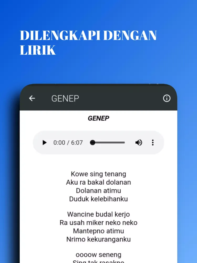 Lirik Ageng Musik Lagu Offline Screenshots