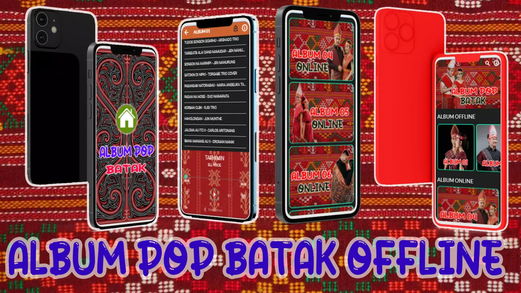 Captures d'écran de 250+ Lirik Pop Batak Offline