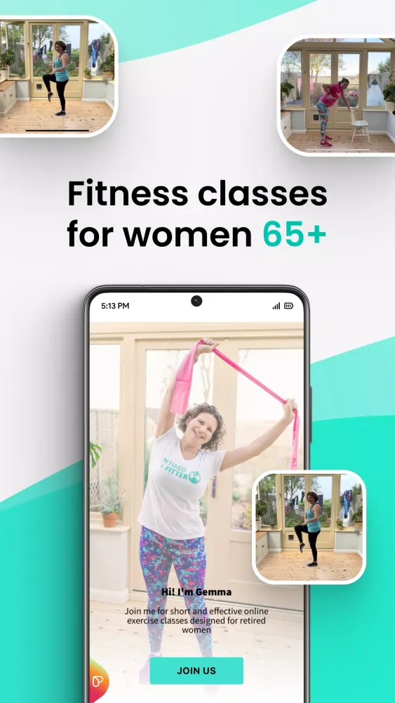 Capturas de tela do Retired & Fitter