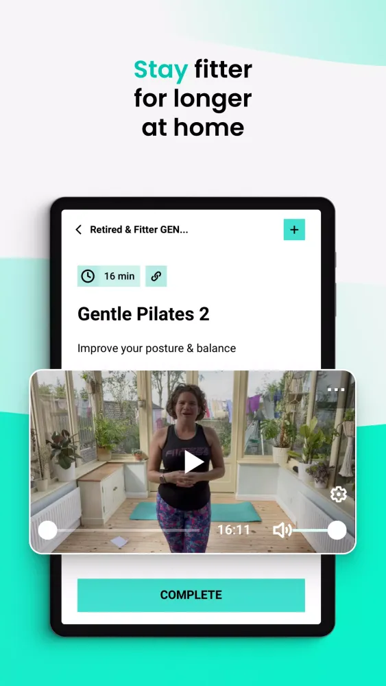 Capturas de tela do Retired & Fitter