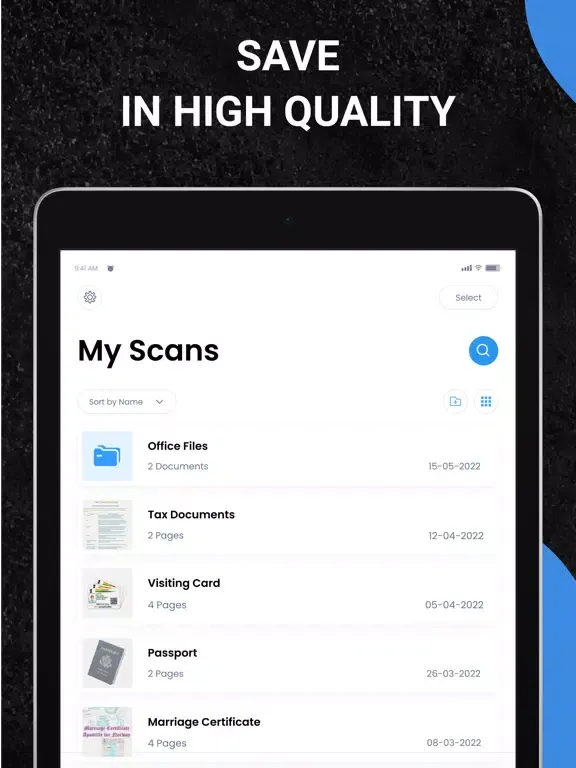 eScanner : PDF Easy Scanner iPad  Ekran Görüntüleri