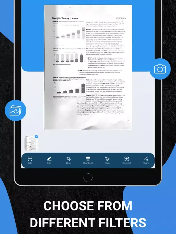 eScanner : PDF Easy Scanner iPad  Ekran Görüntüleri