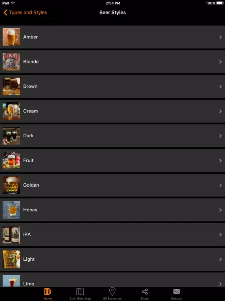 Capturas de pantalla de Beer Tasting - Craft Brew and Brewery Guide iPad 