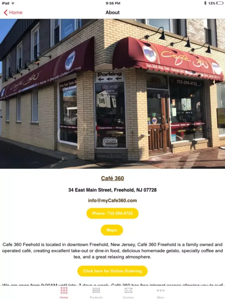 Screenshot di Cafe 360 - Coffee, Gelato, and More iPad 