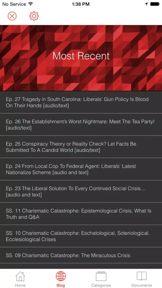 Feet to the Fire Politics: Conservative Talk Show Screenshots