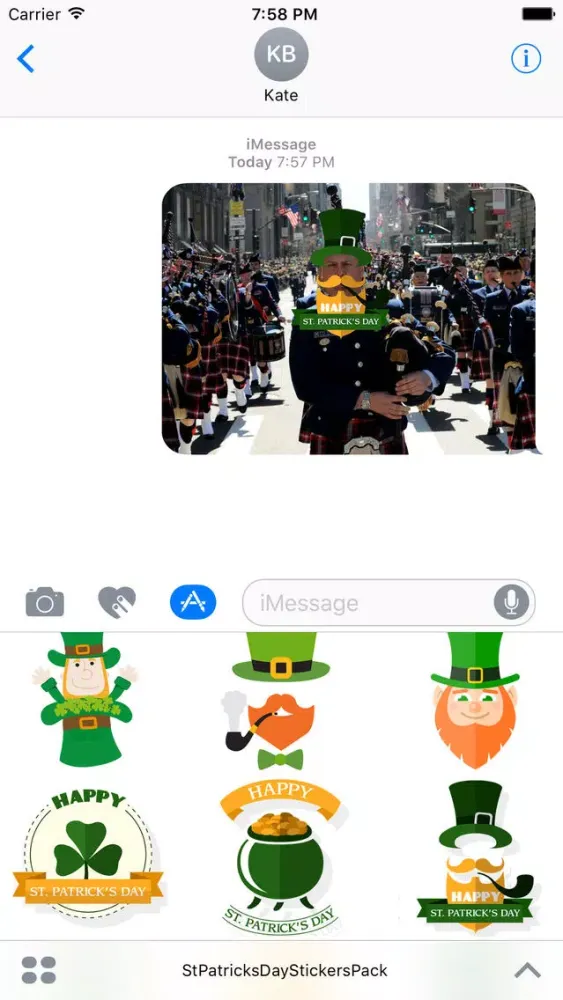 St. Patrick's Day Sticker Pack - Irish Pride Screenshots