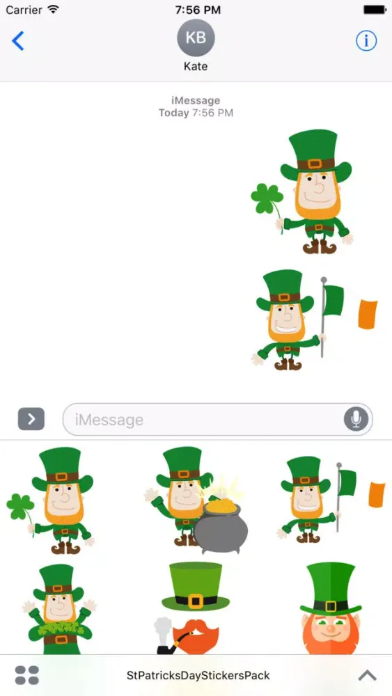 St. Patrick's Day Sticker Pack - Irish Pride Screenshots