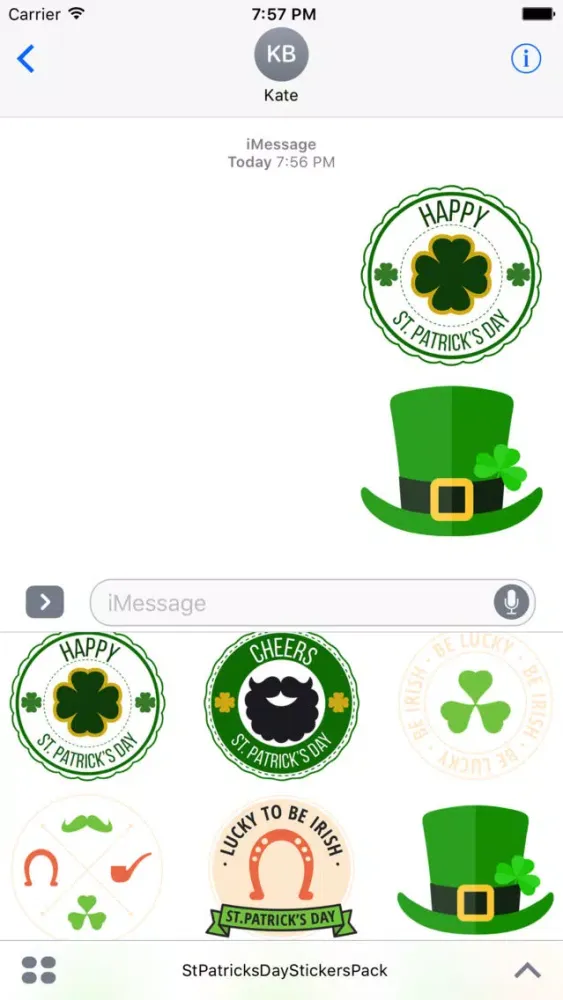 St. Patrick's Day Sticker Pack - Irish Pride Screenshots