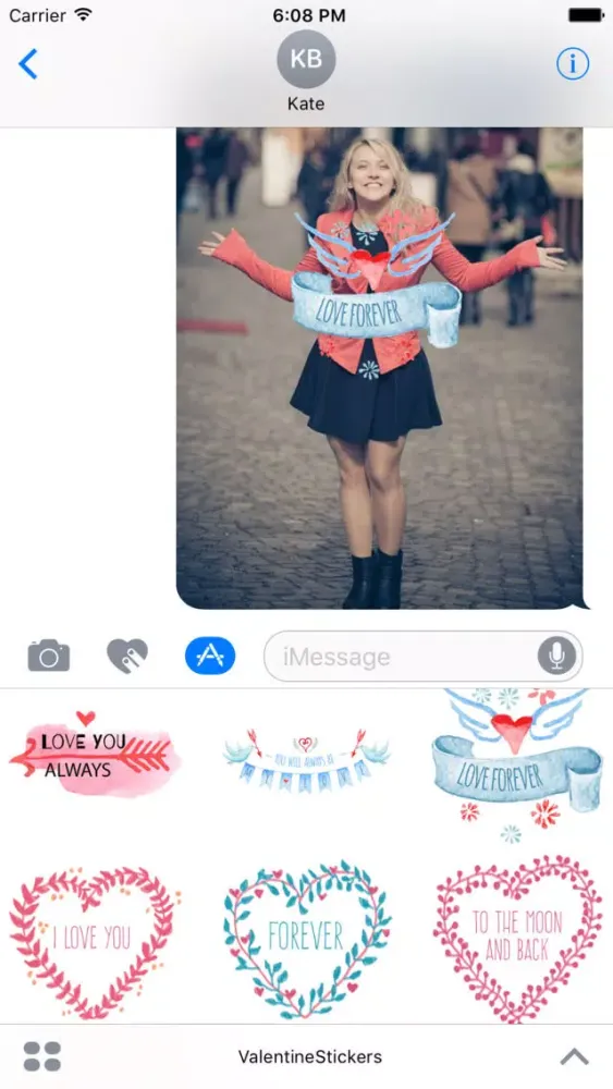 Capturas de tela do Sticker Love - Valentine's Day Fun