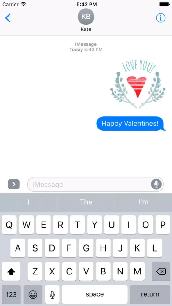 Capturas de tela do Sticker Love - Valentine's Day Fun