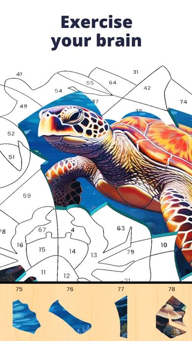 Tangkapan skrin Pick Puzz: Jigsaw Number Game