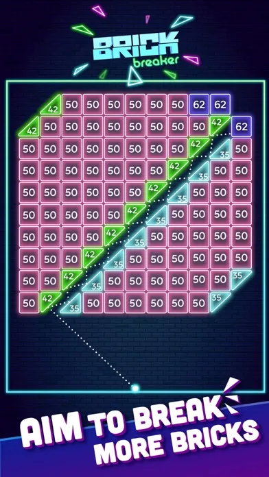 Capturas de pantalla de Brick Breaker Glow Ball Crush