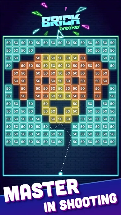 Capturas de pantalla de Brick Breaker Glow Ball Crush