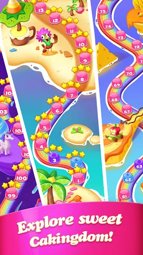 Cakingdom Match® Cookie Crush Screenshots