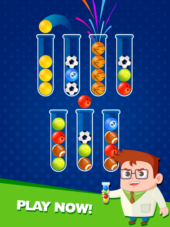 Colored Ball Sort Puzzle iPad 應用截圖