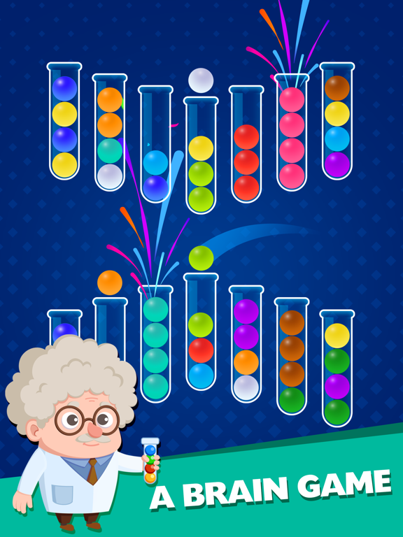 Colored Ball Sort Puzzle iPad 應用截圖