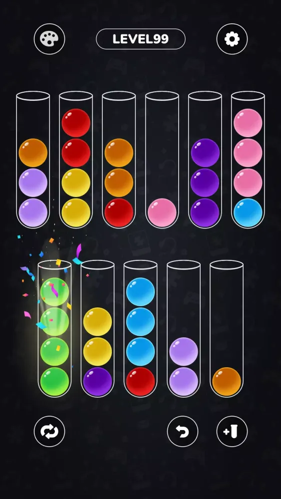 Скриншоты Ball Sort