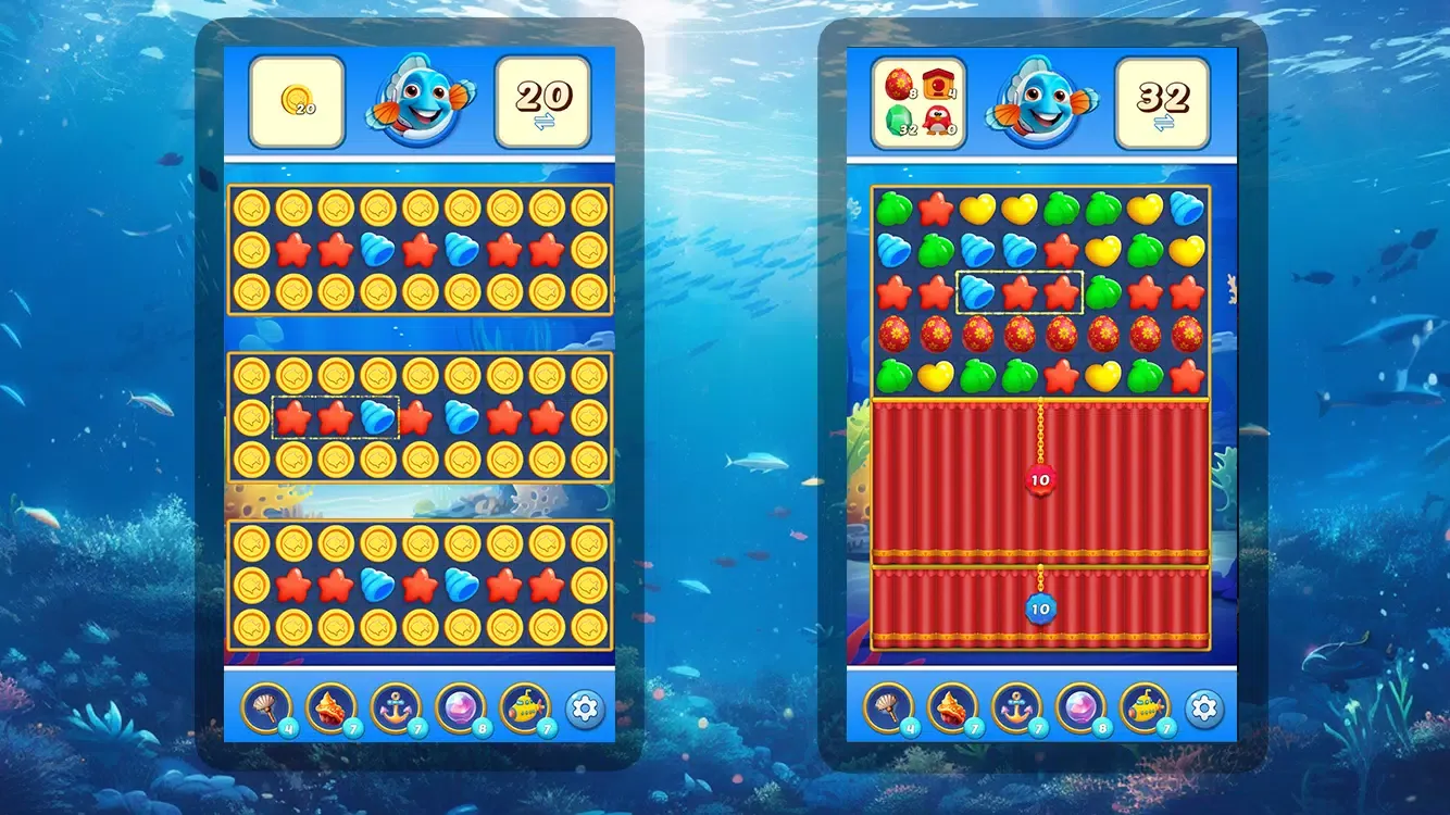 Ocean Match Puzzle Game Blast Screenshots
