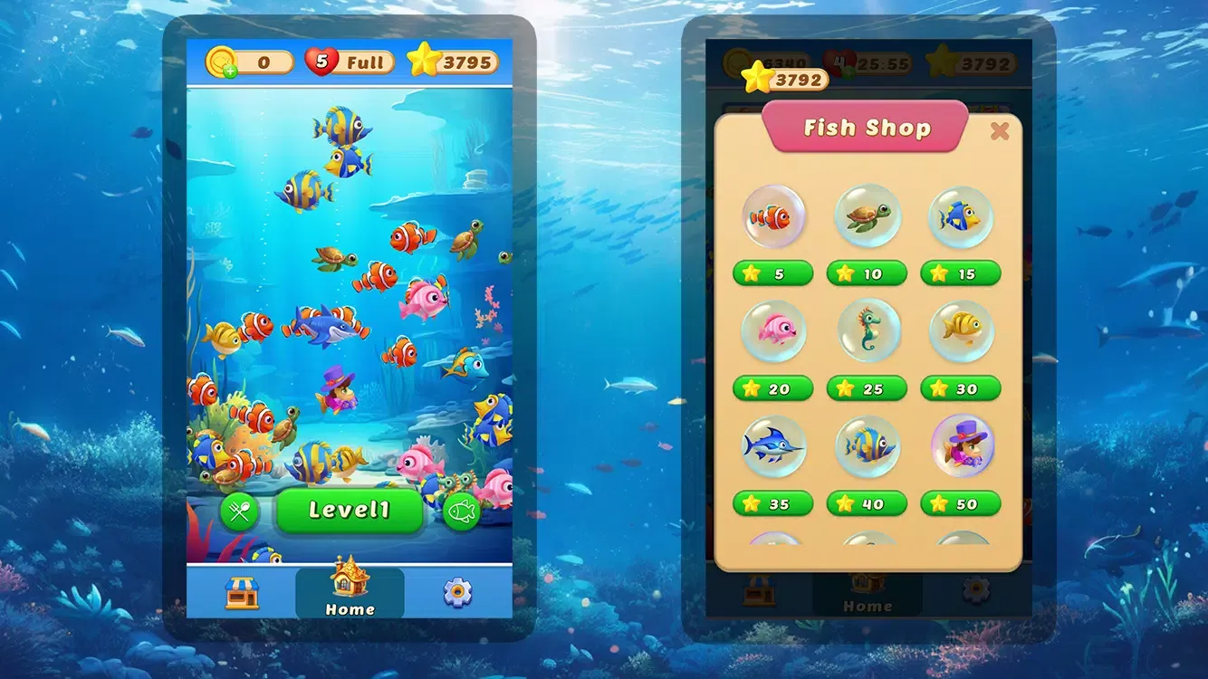 Ocean Match Puzzle Game Blast Screenshots