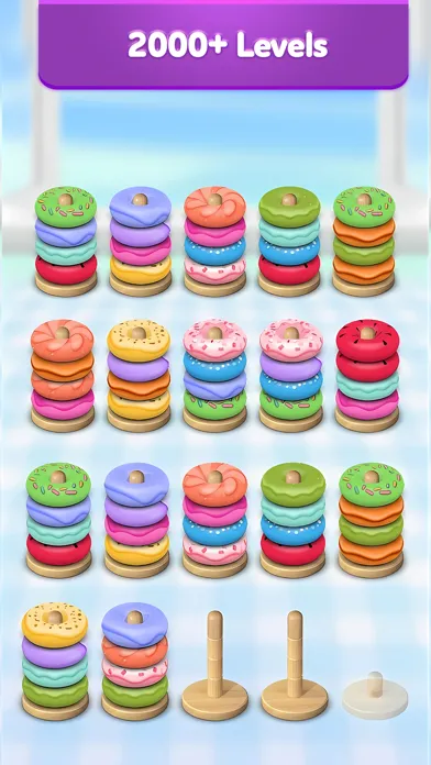 Hoop Stack 3D - Color Sort স্ক্রিনশট