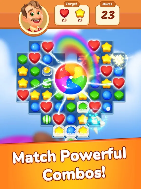 Tangkapan layar Match 3 Game - Candy Blast iPad 