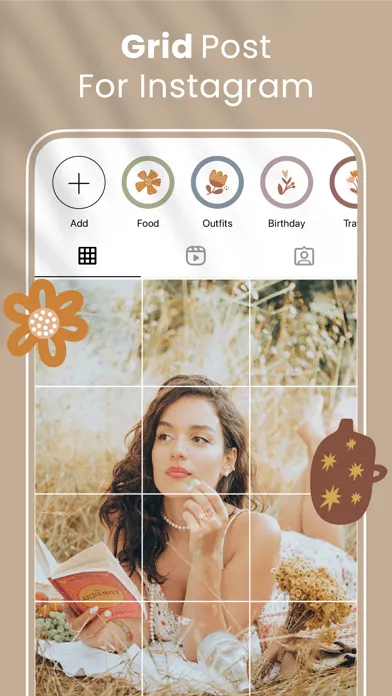 Grids Post Templates for Feed Ekran Görüntüleri