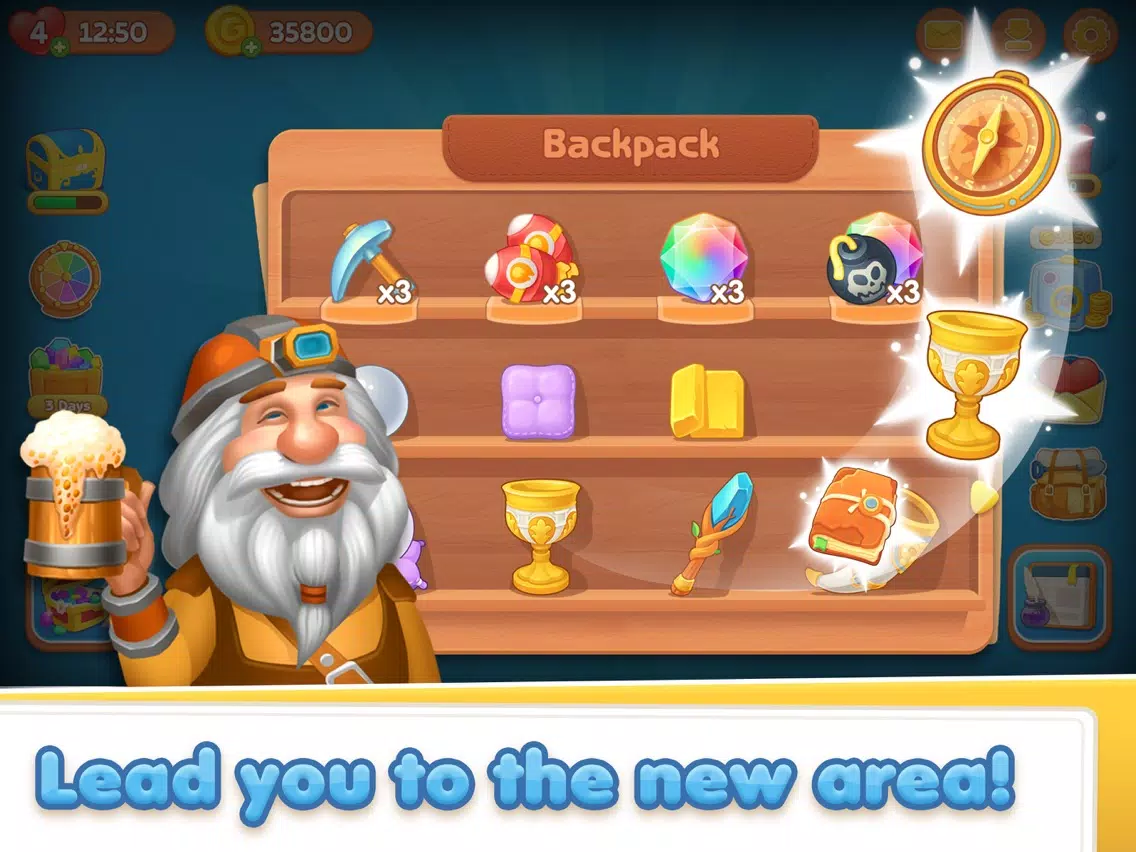 تصاویر Gem Crush - Match 3 Puzzle iPad 