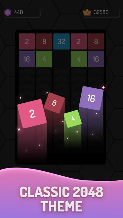 Captures d'écran de Merge Double Number Block