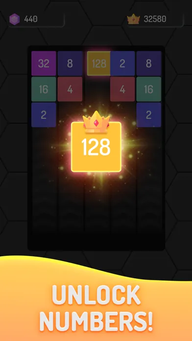Captures d'écran de Merge Double Number Block