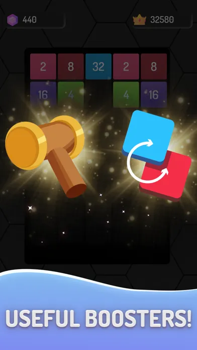 Captures d'écran de Merge Double Number Block