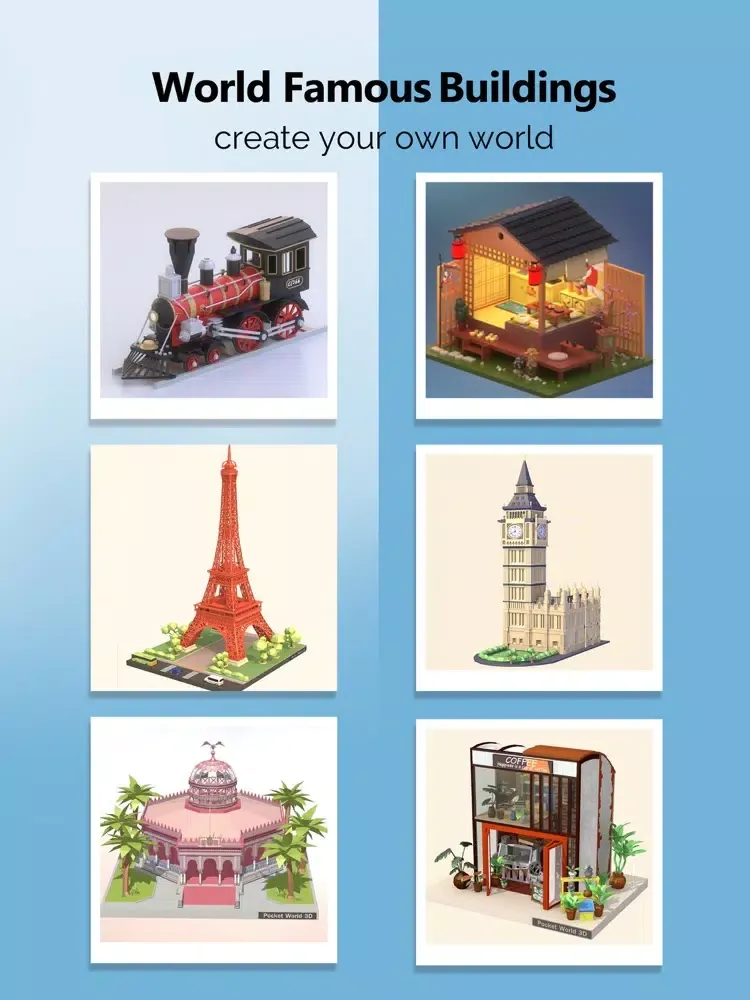 Zrzuty ekranu Pocket World 3D -unique puzzle iPad 