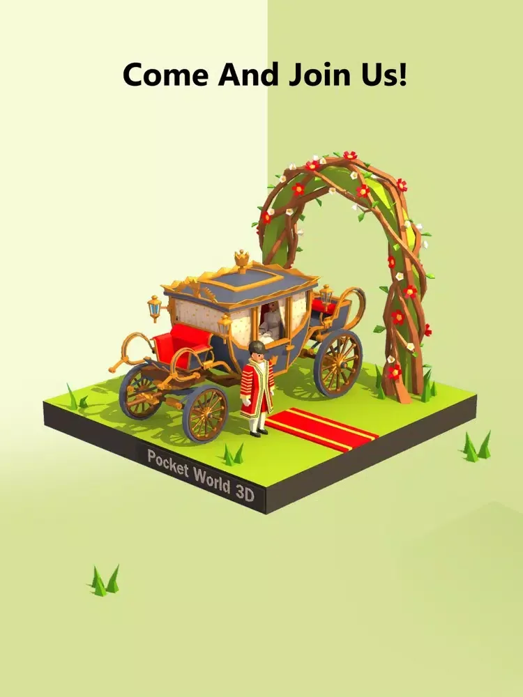 Zrzuty ekranu Pocket World 3D -unique puzzle iPad 
