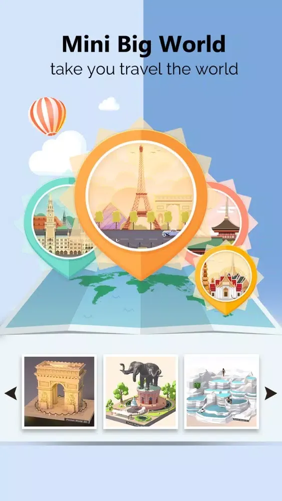 Zrzuty ekranu Pocket World 3D -unique puzzle