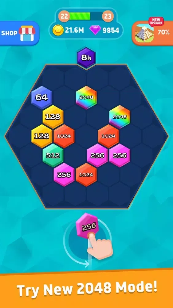 Merge Blast 3D - 2048 Plus应用截图