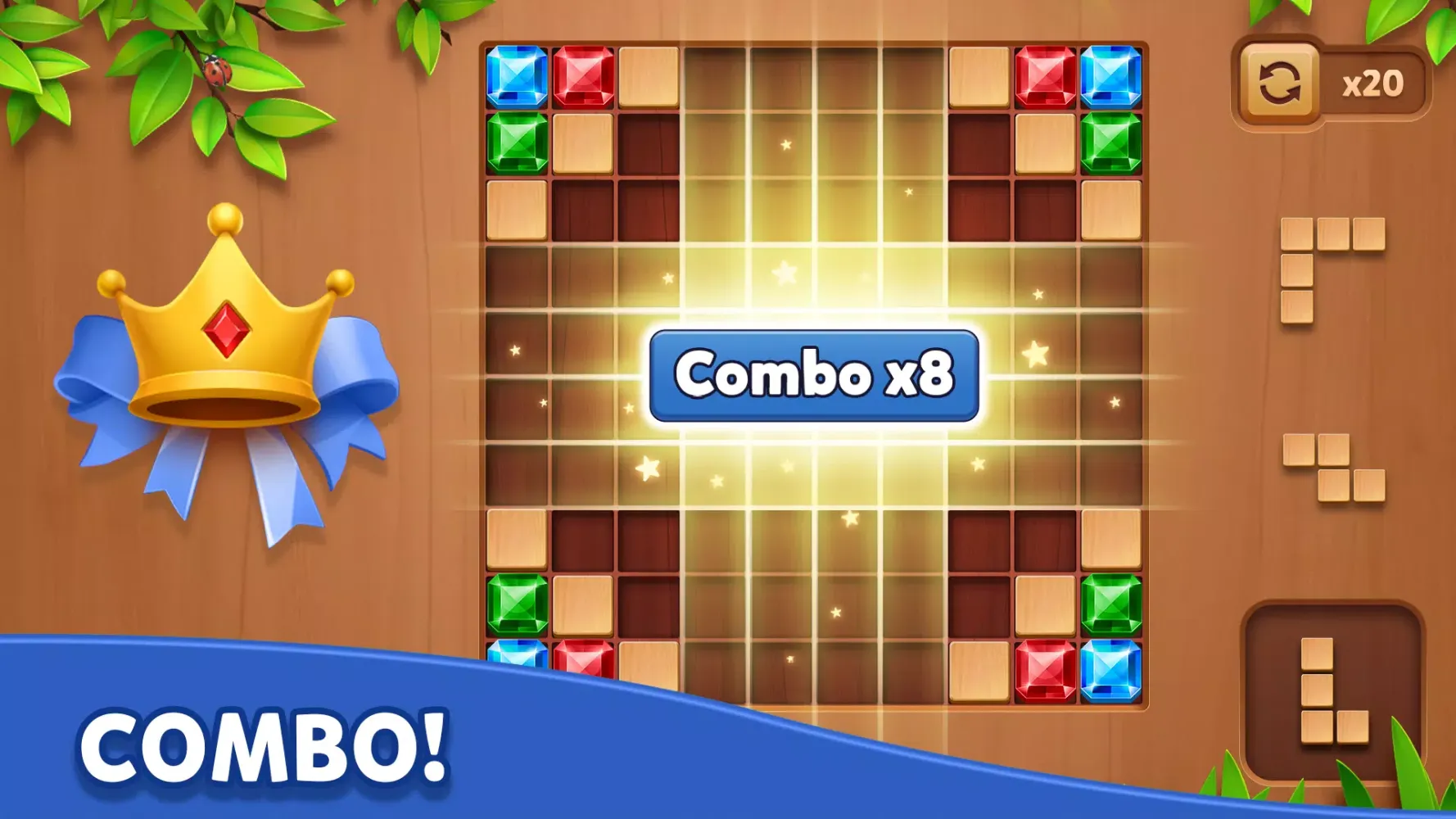 Скриншоты Cube Block - Woody Puzzle Game