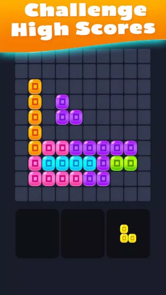 Hex Fill Brain: Hexagon Blocks應用截圖