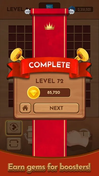 Capturas de tela do Woody Block Mania