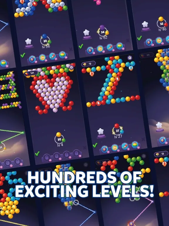 Bubble Pop Sky! Puzzle Games iPad  स्क्रीनशॉट