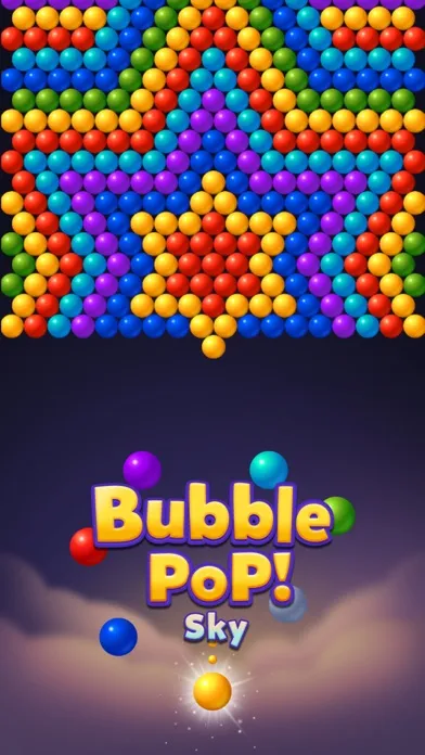 Bubble Pop Sky! Puzzle Games स्क्रीनशॉट