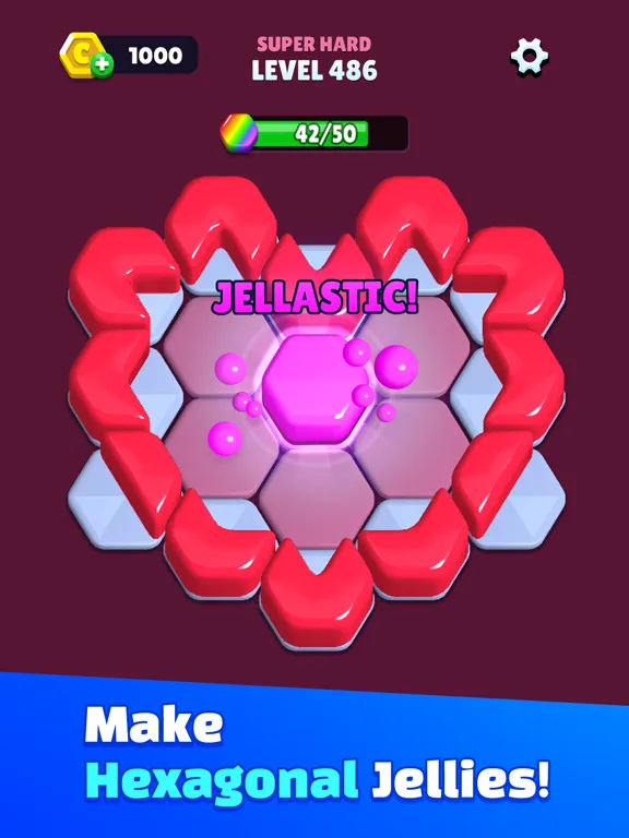 Jelly Sort Hexa: 3D Puzzle iPad  سکرین شاٹس