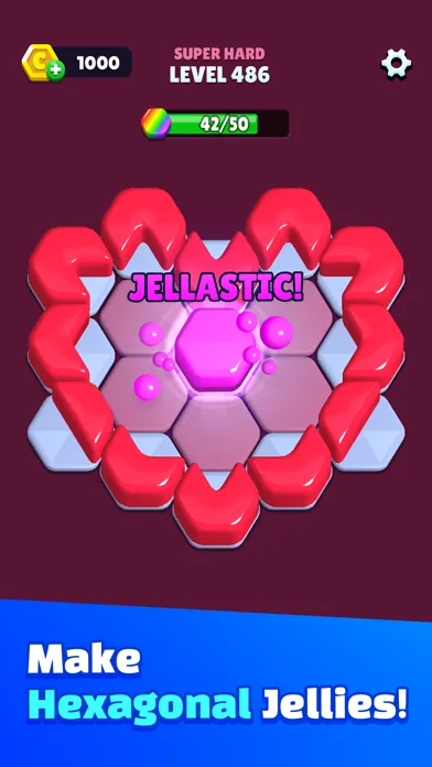 Jelly Sort Hexa: 3D Puzzle سکرین شاٹس