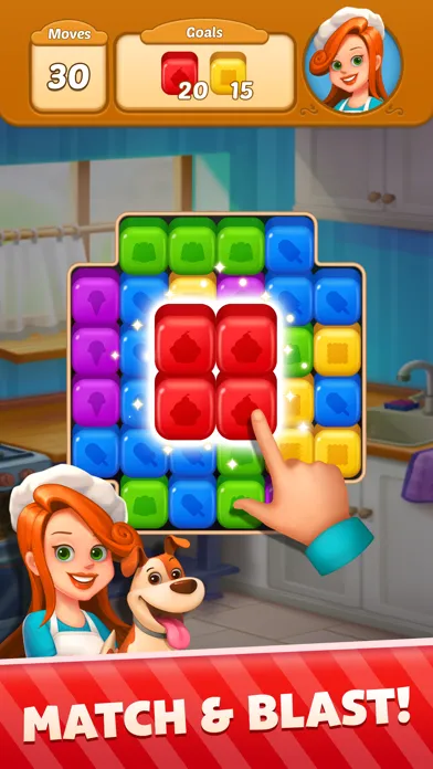ภาพหน้าจอของ Sweet Cube Blast