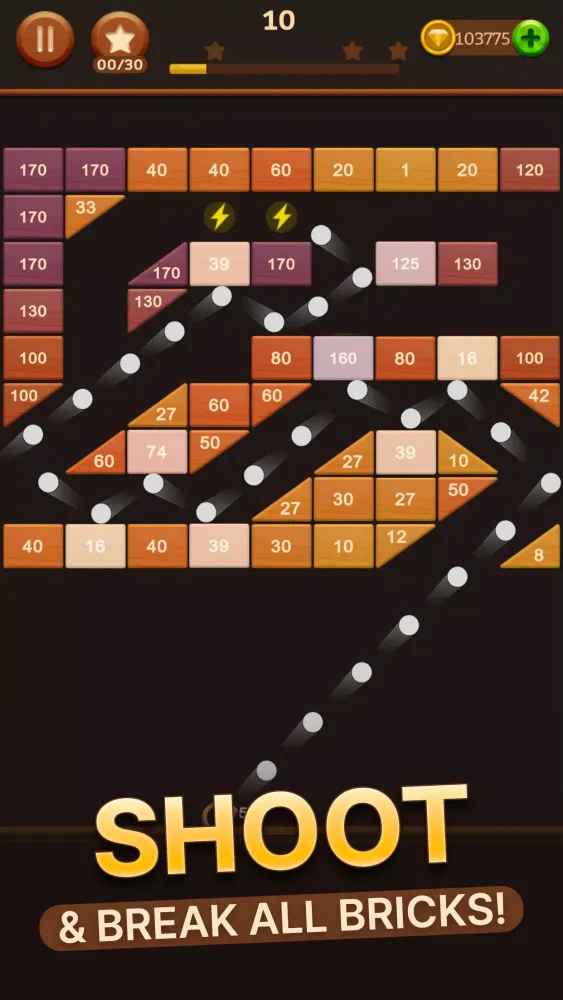 Screenshot di Brick Breaker