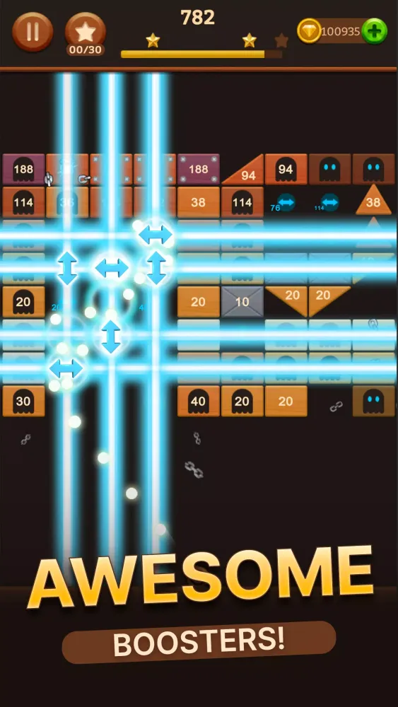 Screenshot di Brick Breaker