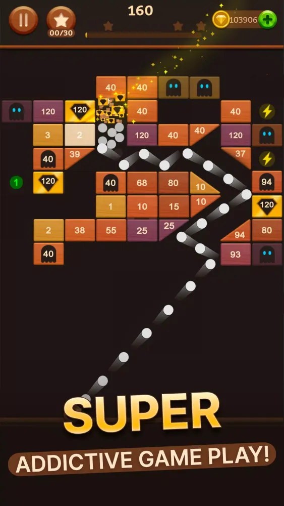 Screenshot di Brick Breaker