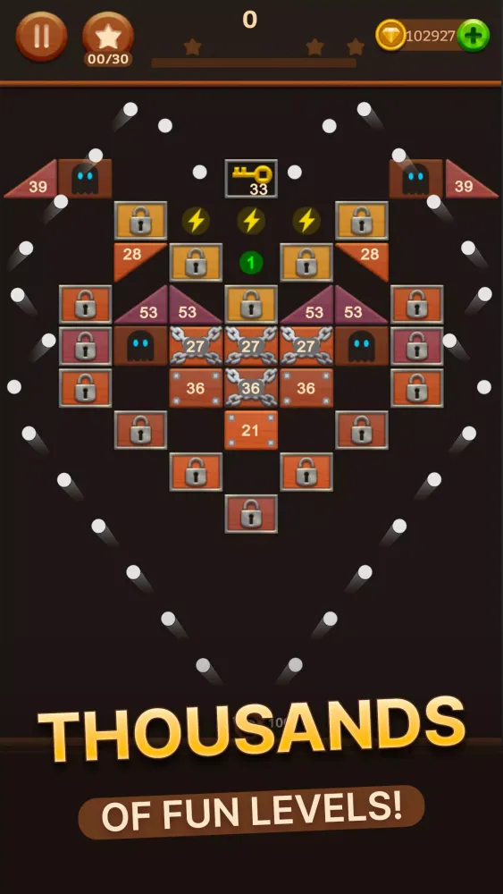 Screenshot di Brick Breaker