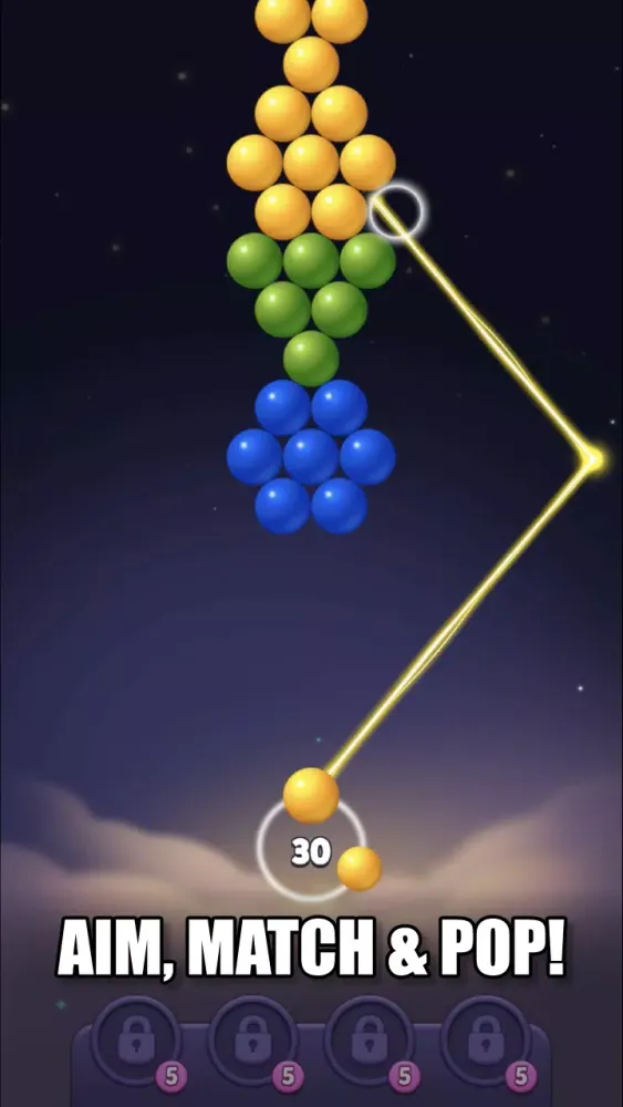 Bubble Pop Sky! Puzzle Games स्क्रीनशॉट