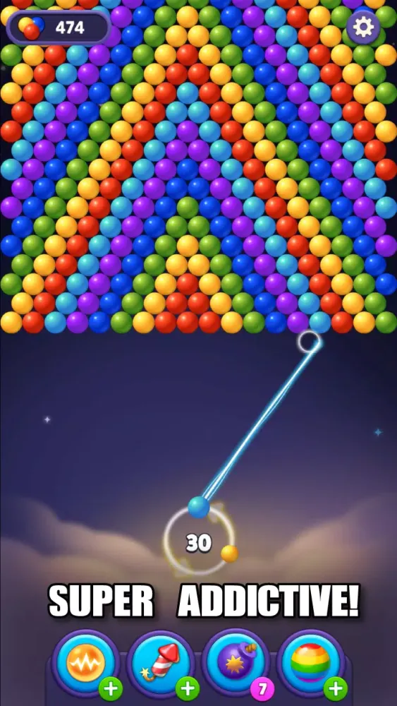 Bubble Pop Sky! Puzzle Games स्क्रीनशॉट