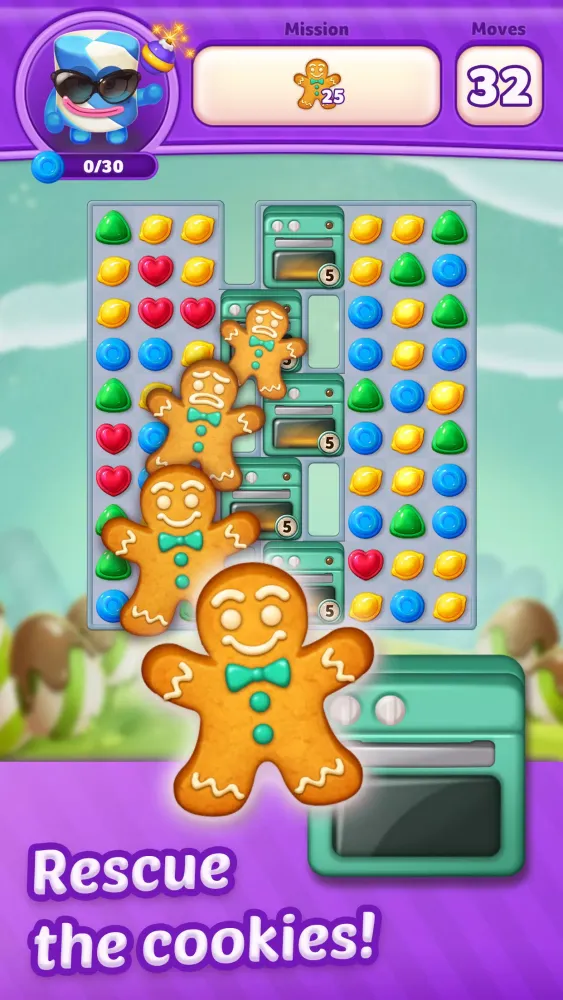 Lollipop Sweet Heroes Match3应用截图